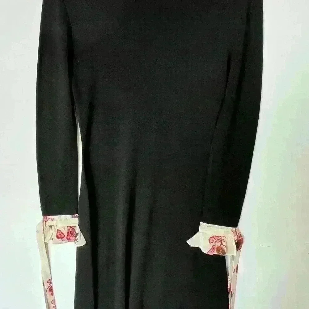 NEW! Tory Burch 100% Merino Wool Silk Dress - Picture 5 of 8
